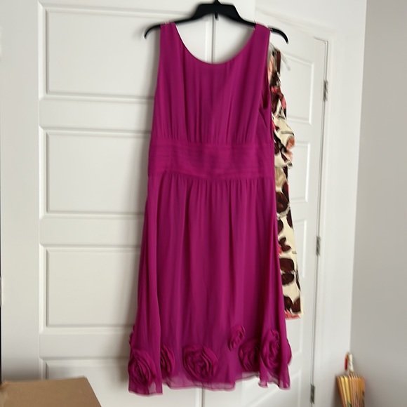 BODEN Silk Dress w Roses 14 Reg MINT - Picture 5 of 5